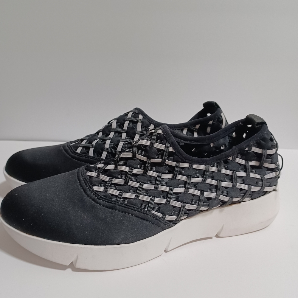 Franco Sarto slip on open weave sneakers 9